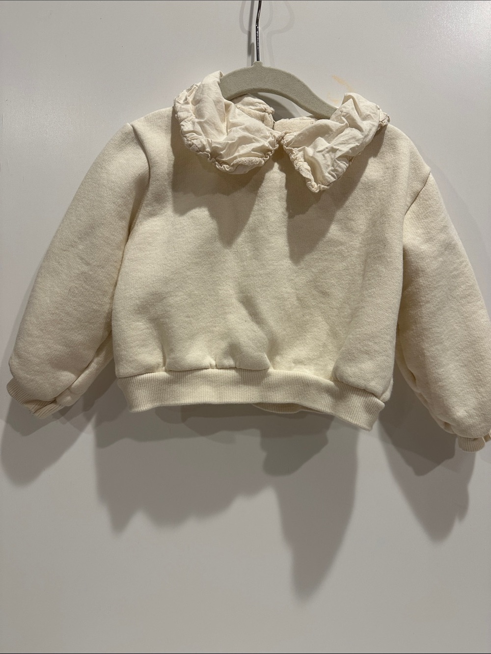 Zara Toddler Peter Pan collar sweatshirt